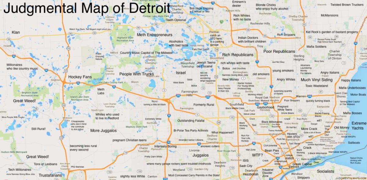 phán xét bản đồ Detroit
