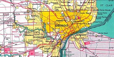 Bản Đồ Detroit