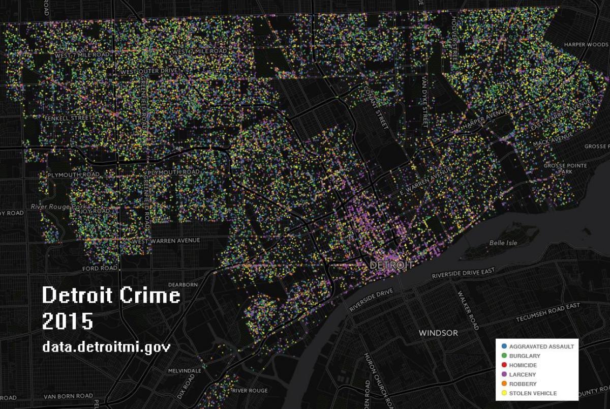 Detroit bản đồ tội phạm