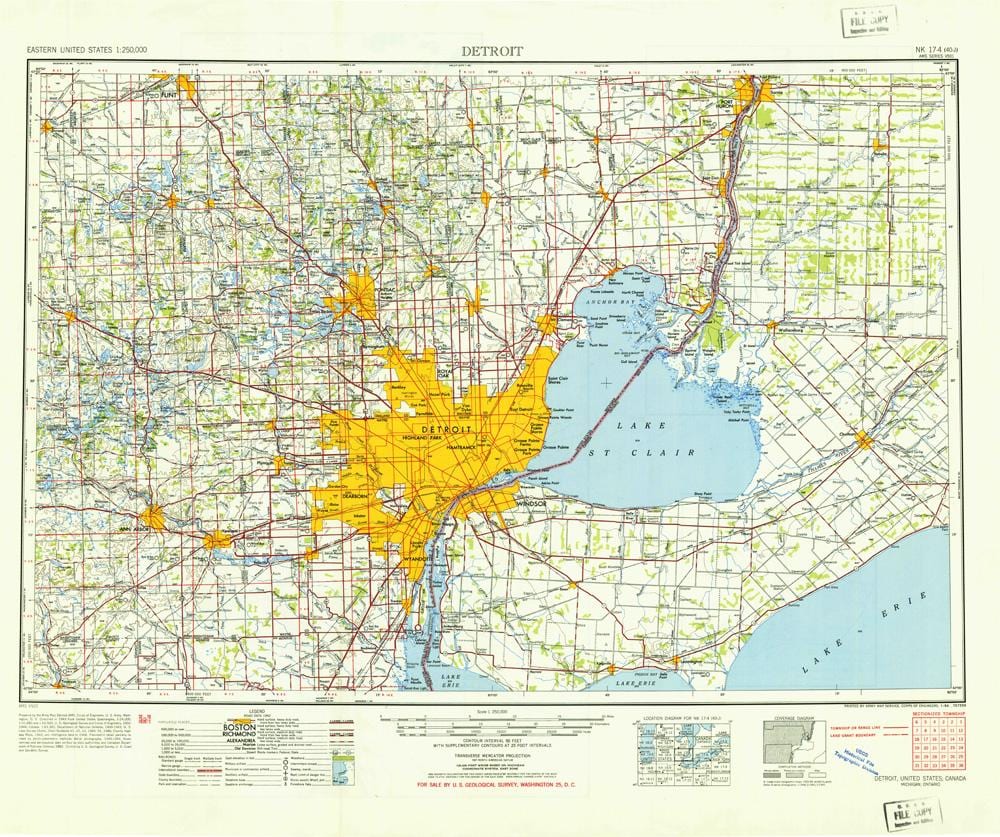 Detroit trong chúng tôi bản đồ