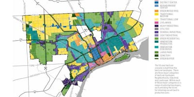 Detroit trên bản đồ