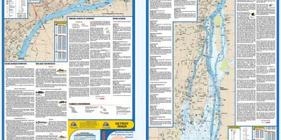 Detroit sông bản đồ