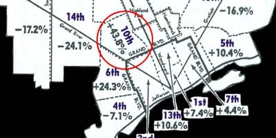 Detroit precinct bản đồ