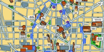 Detroit hấp dẫn, bản đồ