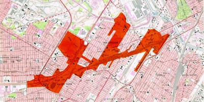 Bản đồ của Detroit mỏ muối