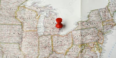 Detroit trên bản đồ